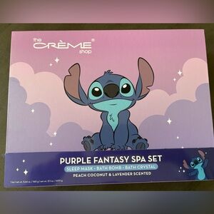 New- Stitch, Purple Fantasy Spa Set- peach, coconut & lavender scented